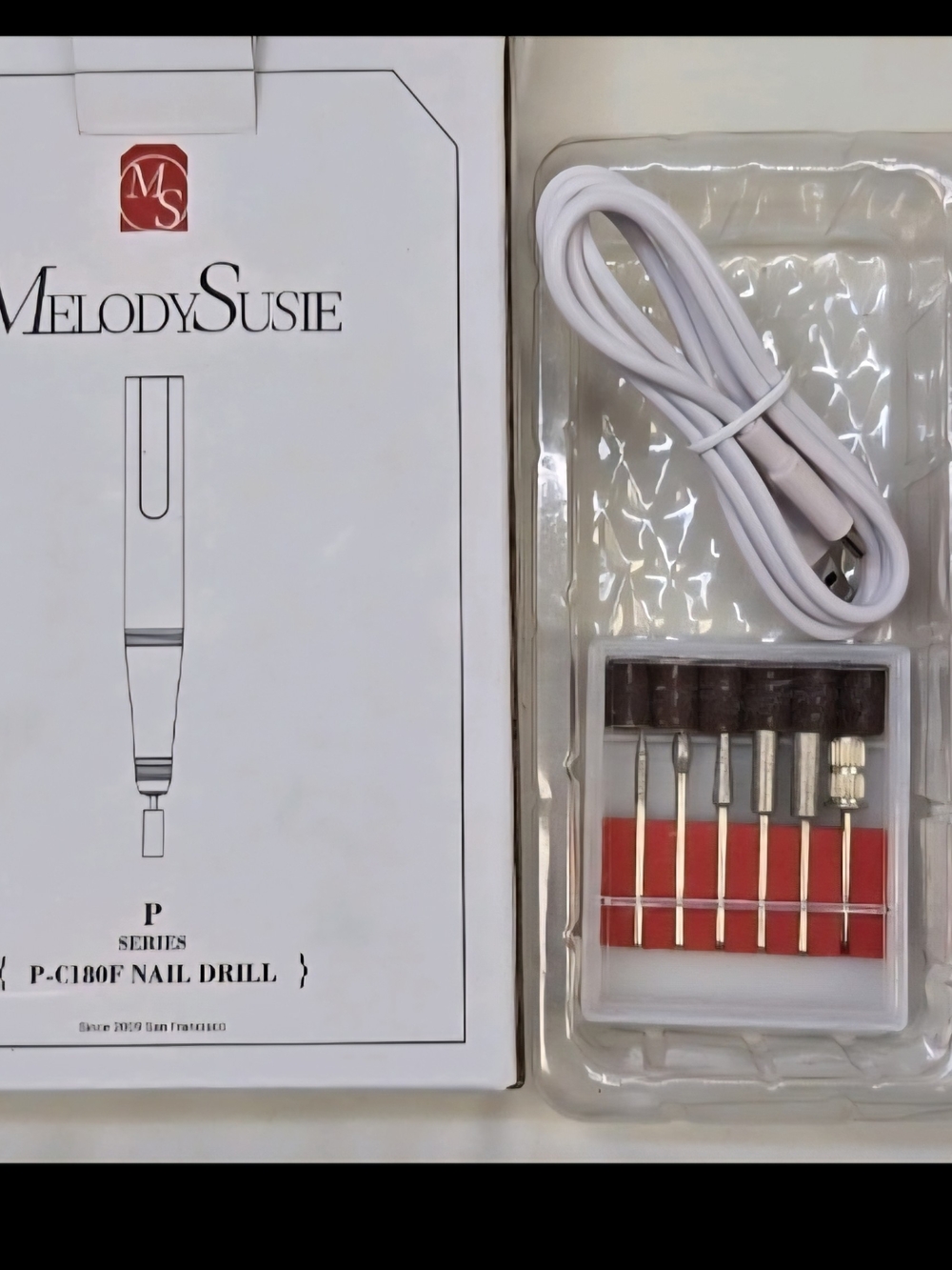 MelodySusie P-Series Nail Drill with Accessories -